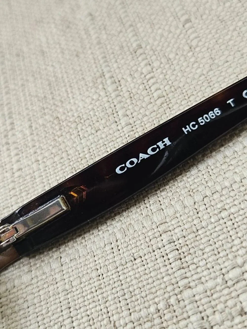 Coach Women Eyeglasses Frame Half Rim Eyewear Glasses HC5066 Satin Brown/Dark To